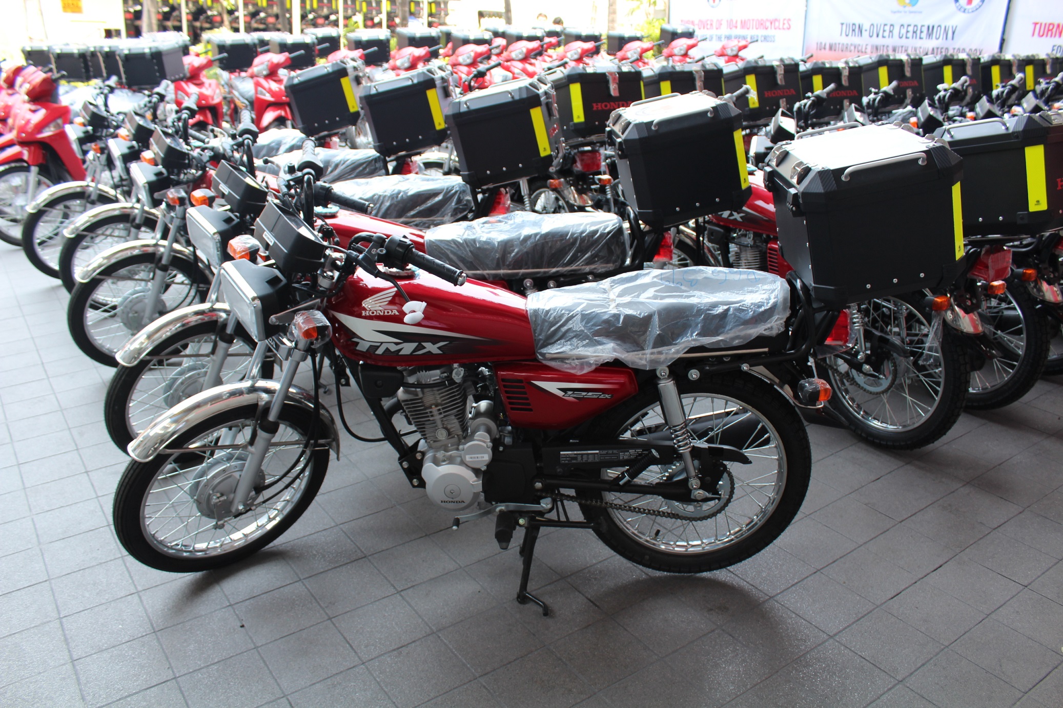 Honda Donates Motorcycles To The Philippine Red Cross