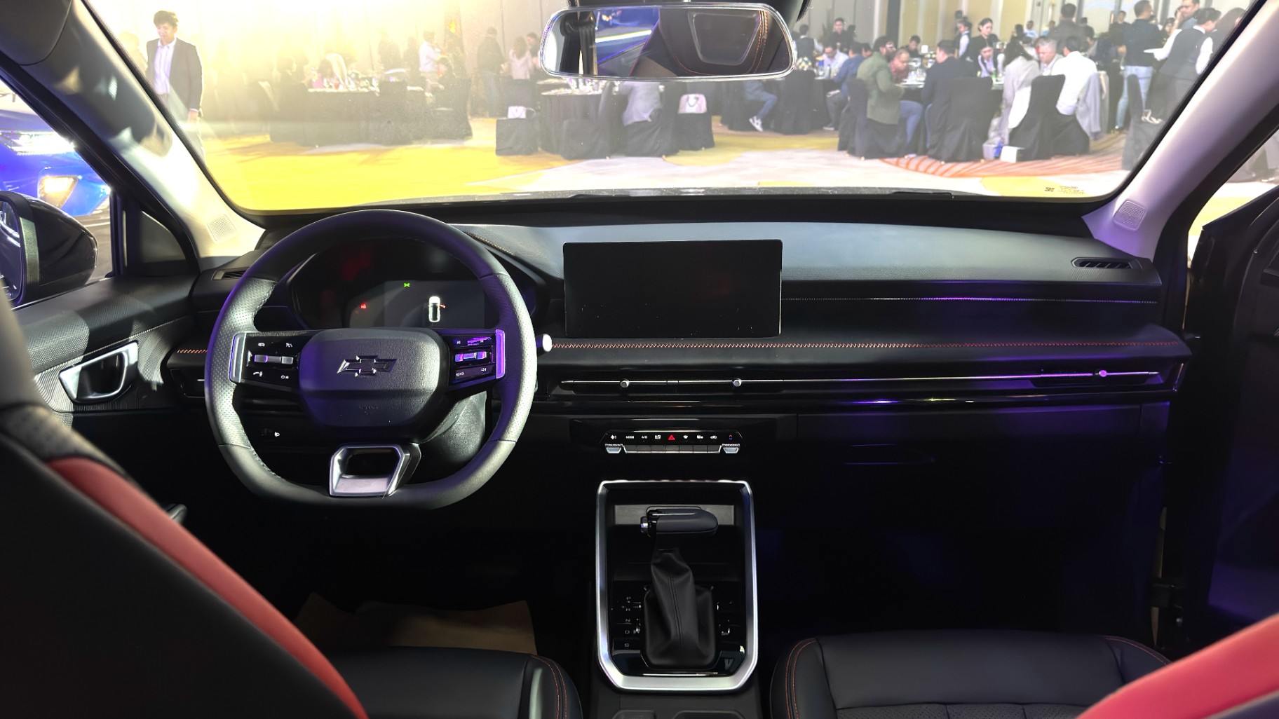 All-new Chevrolet Groove front cabin overlooking the dash, driver, and front passenger area
