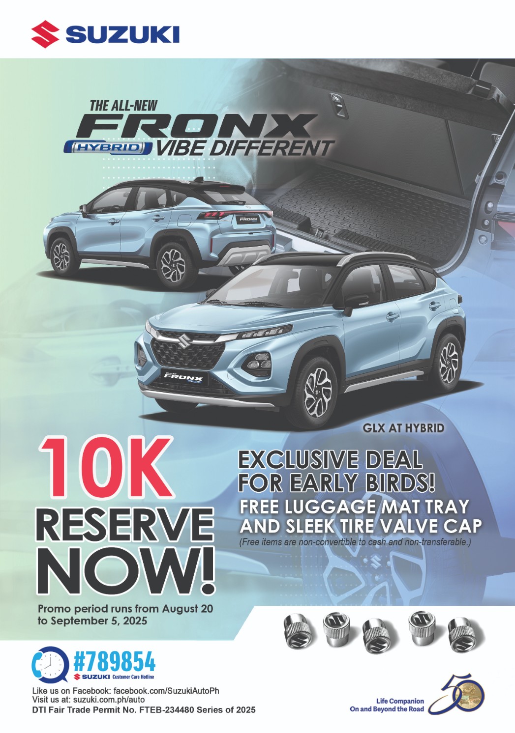 Suzuki Fronx Early Reservation Promo poster