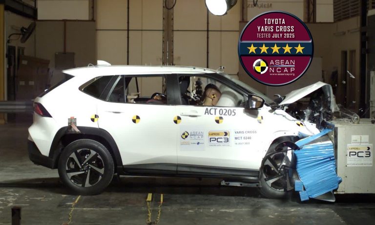 Toyota Yaris Cross ASEAN NCAP crash test