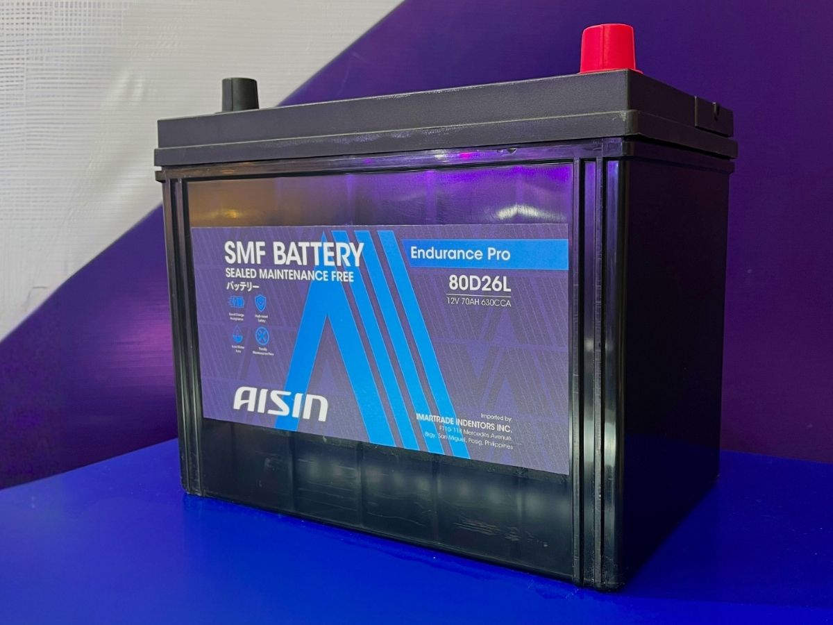 New Aisin Battery previewed at 2025 Manila Auto Salon